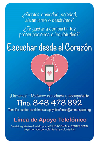 Línea de apoyo telefónico