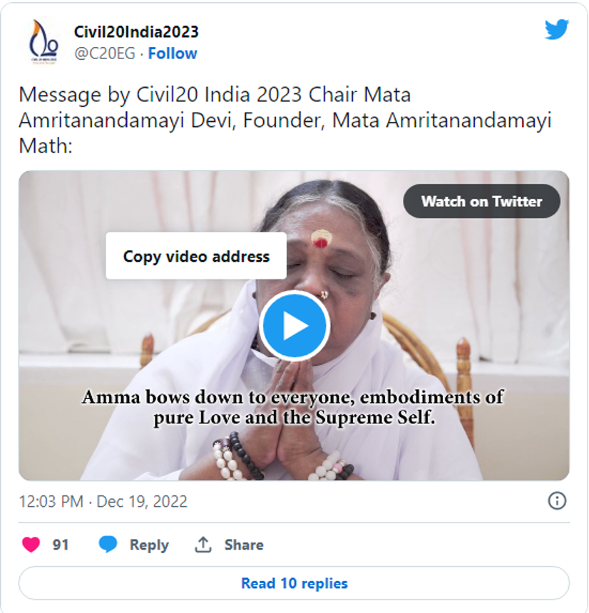 Video Twitter Amma