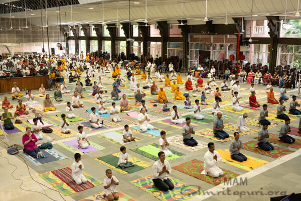 10 Dia internacional del Yoga Amritapuri 2023