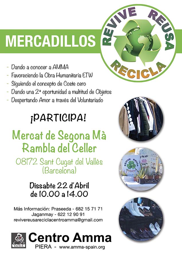 cartel RRR mercadillo 2023