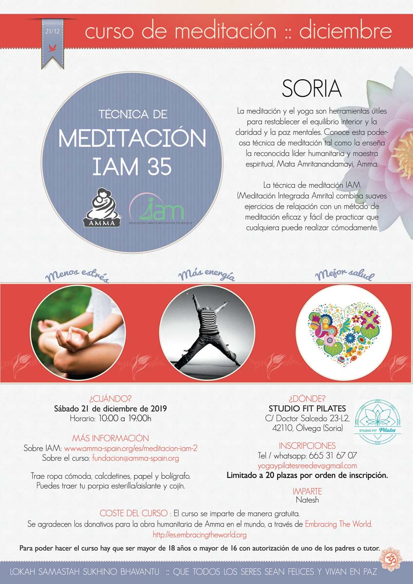 CURSO DE MEDITACION IAM SORIA