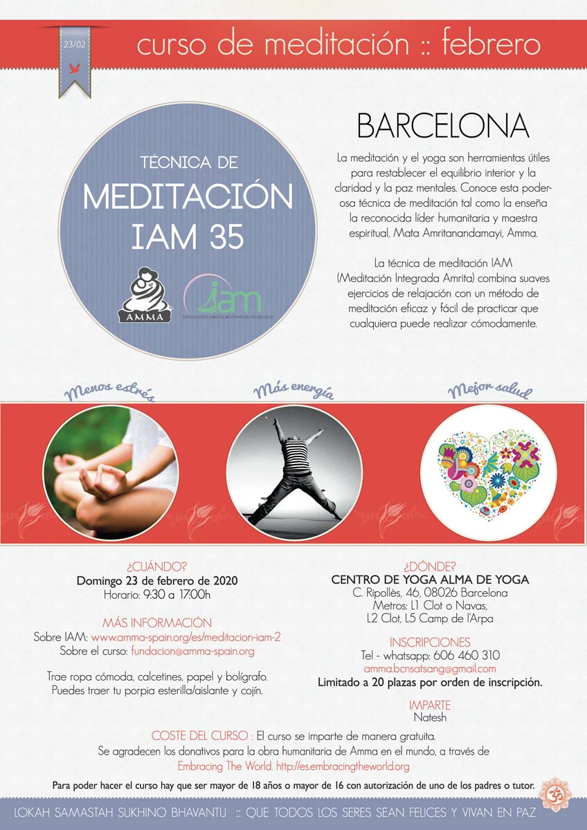 CURSO DE MEDITACION IAM BARCELONA