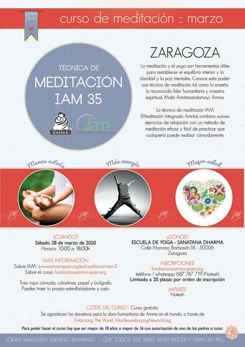 CURSO DE MEDITACION IAM ZARAGOZA
