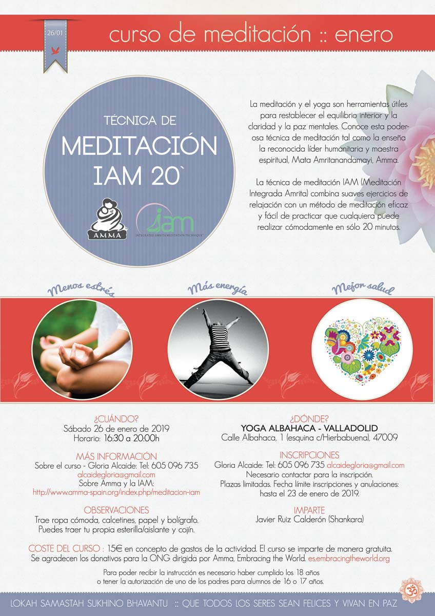 CURSO MEDITACIÓN IAM VALLADOLID