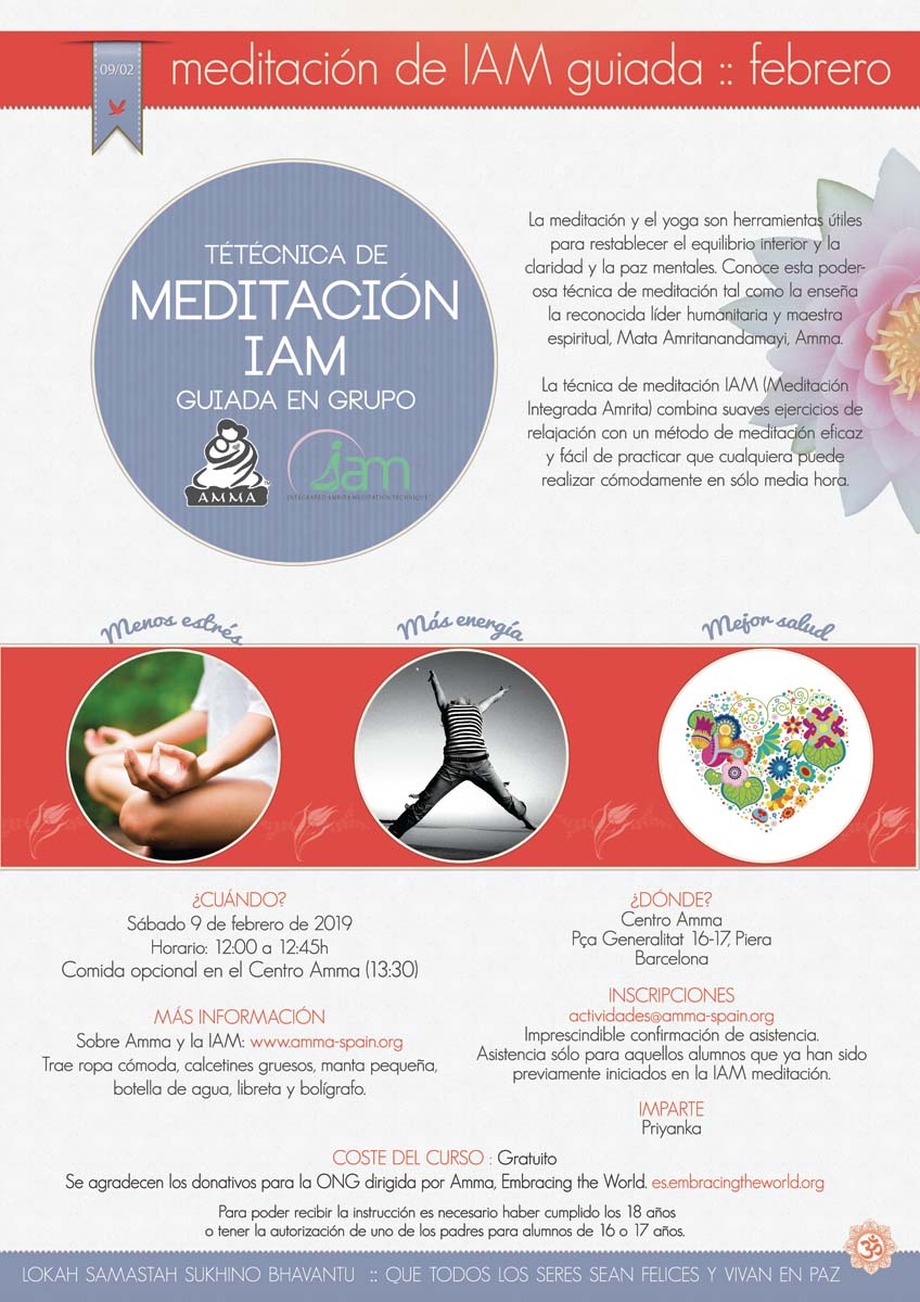 MEDITACIÓN IAM GUIADA EN PIERA (BARCELONA)