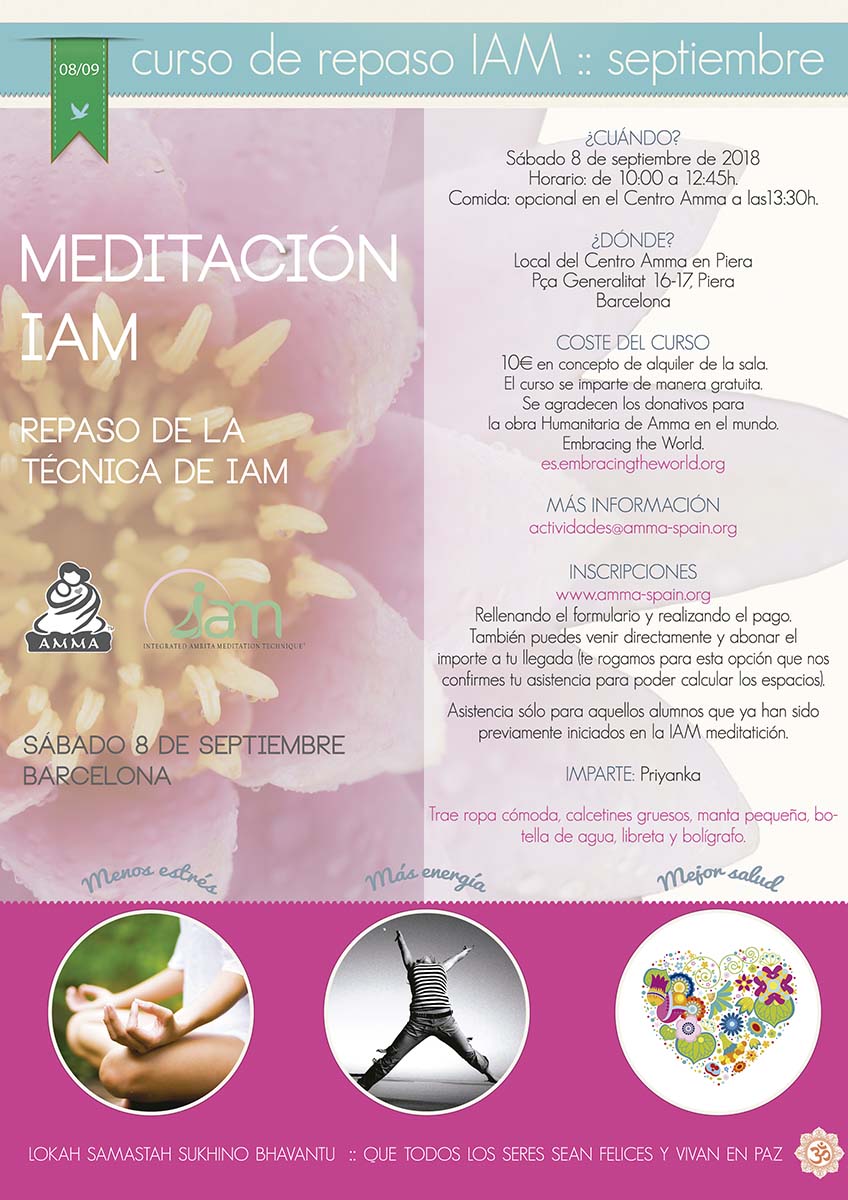 CURSO DE REPASO DE LA MEDITACION IAM