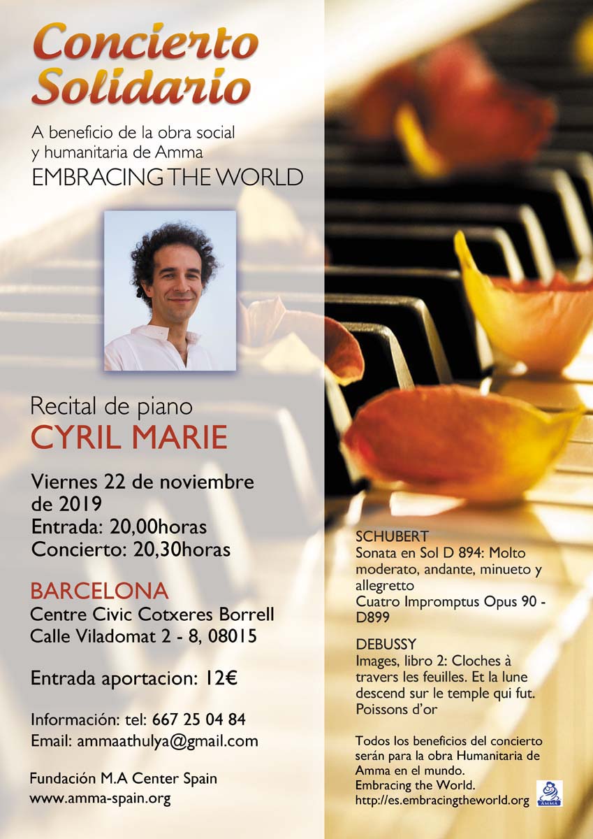 CONCIERTO DE PIANO DE MURALI BARCELONA