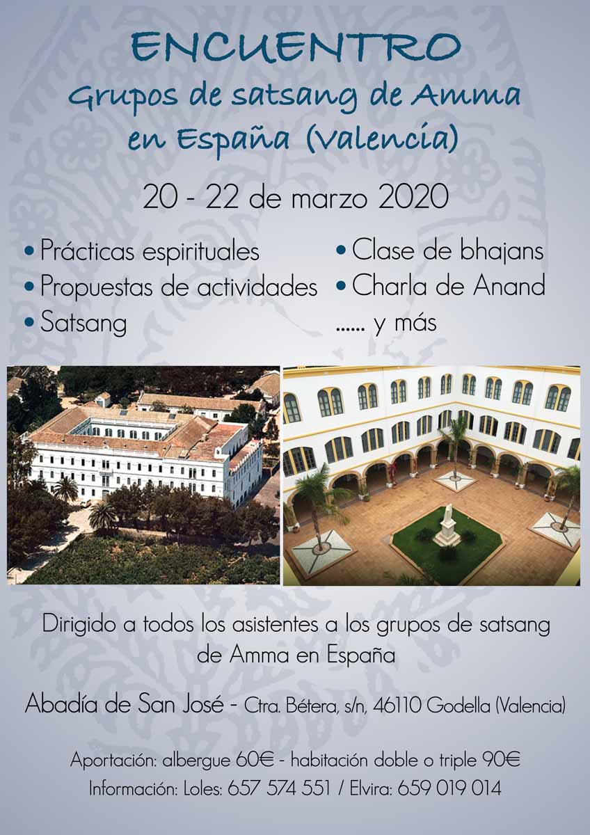 ENCUENTRO DE GRUPOS DE SATSANG DE AMMA
