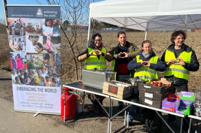 Hungary-Ukraine border: A second support station for refugees