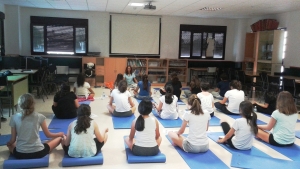 Curso de Meditación IAM para jóvenes de 10 a 15 años en el IES Francisco Umbral de Ciempozuelos.