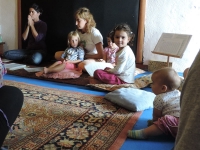 Niños en el Ashram