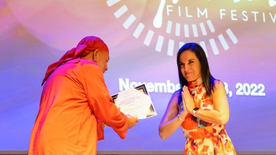 Presentación de un documental italiano sobre Amma en Estados Unidos y Alemania