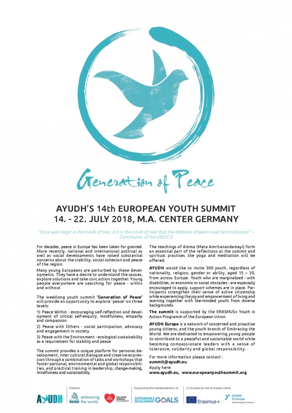 AYUDH’s 14th European Youth Summit