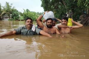 Inundaciones en Kerala: Salvamento y socorro Amrita