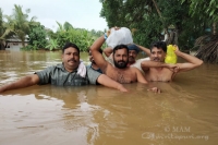 Inundaciones en Kerala: Salvamento y socorro Amrita