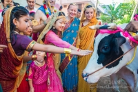 Celebraciones de Sri Krishna y Janmashtami en Amritapuri