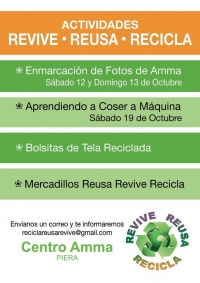 Presentación del Área Recicla, Reúsa, Revive en el Centro Amma de Piera