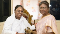 India’s Honourable President Droupadi Murmu visits Amma